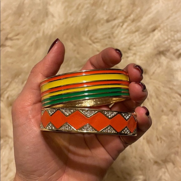 Stackable Gold Bangles - Picture 7 of 7